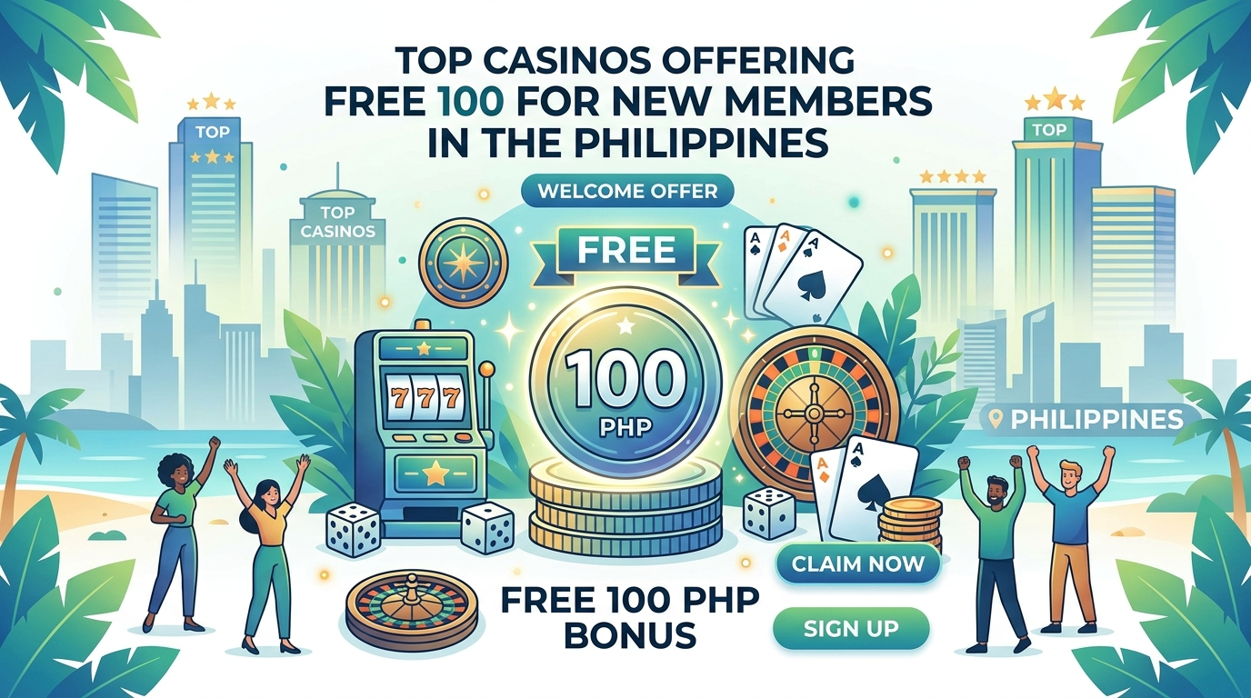 Top Casinos Offering Free 100 for New Members in the Philippines